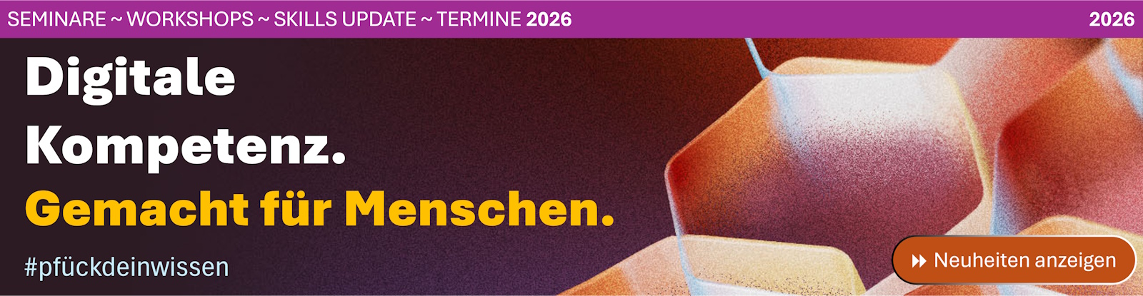 Seminare, Workshops und Termine 2026